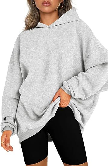 Ultra Comfy 2023 Hooded Pullover with Oversized Loose Fit and Plush Sweater Material