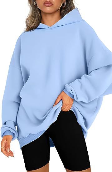 Ultra Comfy 2023 Hooded Pullover with Oversized Loose Fit and Plush Sweater Material